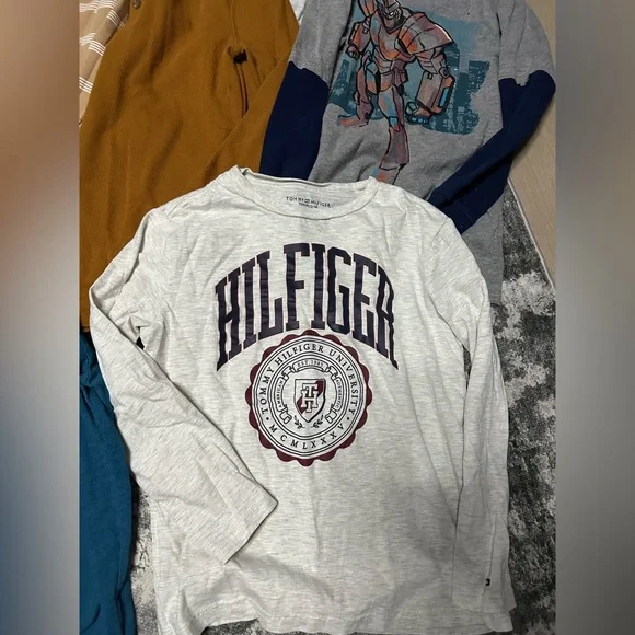 Kids boys long sleeve shirts bundle large 10/12 - Picture 4 of 5